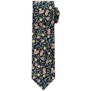 Jacob Alexander Men's Meadow Floral Pattern 2.5 inch Slim Width Neck Tie