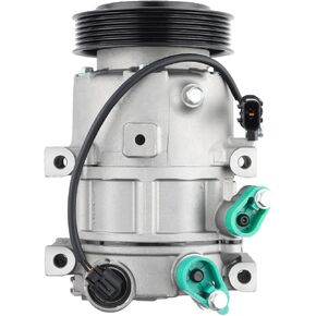 CAR A/C ضاغط ملاءمة للفترة 2011-2012 لـ Hyundai Sonata 2011-2012 لـ KIA Optima 2.0T 2.0L 2.4L باستبدال AUT AUTOMOTIVE ضاغط AC 977013R000 ، 178317 A/C ضاغط CAR CO 11218C
