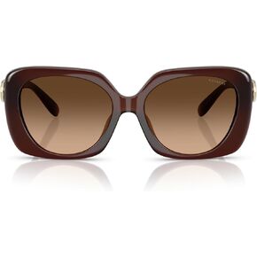 Coach Women's Hc8422u Universal Fit Square Sunglasses