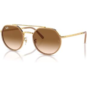 Ray-Ban RB3765 Rounded Hexagonal Sunglasses for Men for Women + BUNDLE With Designer iWear Complimentary Eyewear Kit