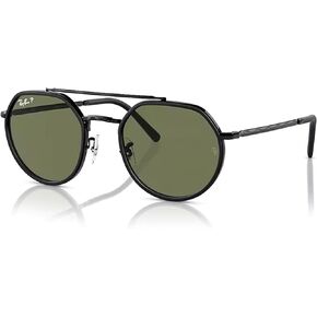 Ray-Ban RB3765 Rounded Hexagonal Sunglasses for Men for Women + BUNDLE With Designer iWear Complimentary Eyewear Kit in Kuwait