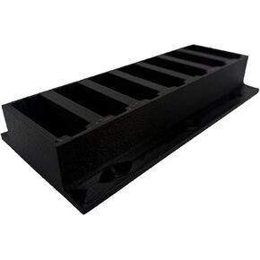 AR-15 Magazine Holder Wall Mount-Mag Mag 7 فحوصات ، حامل عرض مجلة ABS الصلبة ، منظم تخزين الأرضية أو الجدران ، AR 15 ملحقات-أسود
