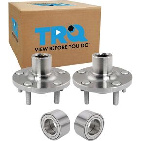 TRQ Front Wheel Bearing & Hub Kit Driver & Passenger Side متوافق مع 2013-2019 Ford Escape 2015-2019 Lincoln MKC