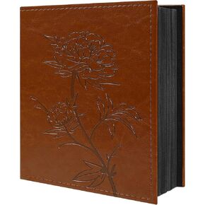 Vienrose Photo Album 200 4×6 Photos Vegan Leather Cover Photo Book Horizontal Pockets for 4×6 Large Capacity Picture Album for Family Wedding Baby Anniversary(200 Pockets Beige)
