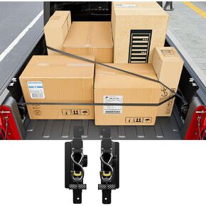 2pcs التعادل القابلة للسحب أسفل الأشرطة المتوافقة مع 2020-2025 Jeep Gladiator Retractable Rectraps Artraps for 2020 2021 2022 2023 2024 2025 Jeep Gladiator Accessories