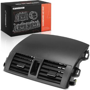 A-Premium Center Dash A/C Dashboard AC Air Vent Panel Trim Outlet Compatible with Toyota Corolla 2008 2009 2010 2011 2012 2013