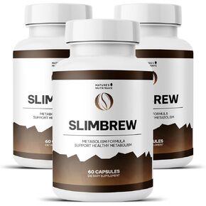 Slimbrew - صيغة قائمة على النبات مع المغنيسيوم والكالسيوم والصوديوم BHB | غير المعدلة وراثيا ، ملحق طبيعي سهل الاستخدام | صنع في الولايات المتحدة الأمريكية ، معتمد من GMP | 60 كبسولة ، عرض 1 شهر
