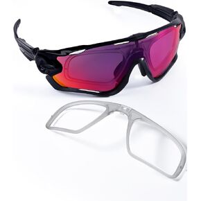 Saucer Rx Insert Adapter Optical Adapter Rx Prescription Lens Carrier لـ Oakley Oo9290Jaw-Breaker نظارات شمسية