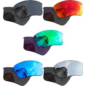 5 أزواج من العدسات البديلة المستقطبة لـ Oakley Half Jacket XLJ نظارة شمسية ، مضادة للخلع ومقاومة للأثر