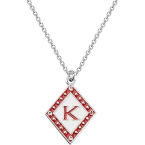 K Brother Greek Jewelry K Charm Necklace Gift for Men