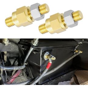 2PCS Side Post Battery Terminal Adapter, 3/8 16 Bolts Standard Battery Post Stud Extender Screws, Car Accessories Brass Stud Side Post Battery Terminal Bolt Compatible with GM Post