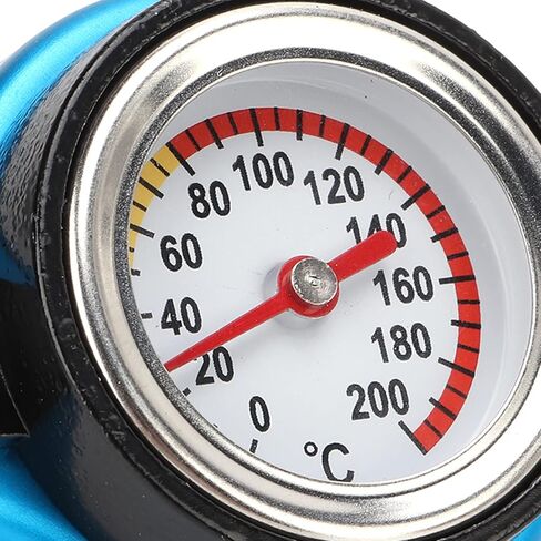 Universal Car Radiator Cap, Leakproof Thermostatic Water Tank Cover with 0.9-1.3 Bar Pressure Gauge, for Small Head 1.1 Bar Applications (Small head 0.9) in Kuwait