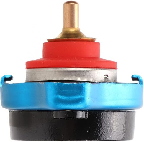 Universal Car Radiator Cap, Leakproof Thermostatic Water Tank Cover with 0.9-1.3 Bar Pressure Gauge, for Small Head 1.1 Bar Applications (Small head 0.9) in Kuwait