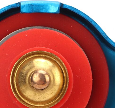 Universal Car Radiator Cap, Leakproof Thermostatic Water Tank Cover with 0.9-1.3 Bar Pressure Gauge, for Small Head 1.1 Bar Applications (Small head 0.9) in Kuwait