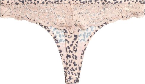 Jessica Simpson Women's Thong Underwear - 3 Pack Microfiber Stretch Lace Panties Soft & Sexy Lingerie for Women in Saudi Arabia