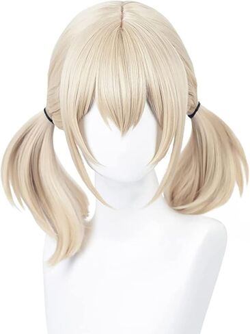 Womens Pjsekai Kohane Azusawa Wig Cosplay Anime Halloween Costume Double Ponytail Hair with Wigcap in Saudi Arabia