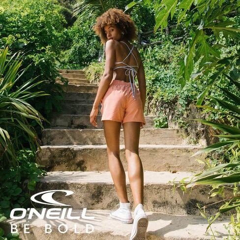 O'NEILL Women's 5 Inch Boardshorts - Stretchy Swim Shorts for Women - Beach Shorts for Swimming and Surfing,Tea Rose | Pacific,11 in Saudi Arabia