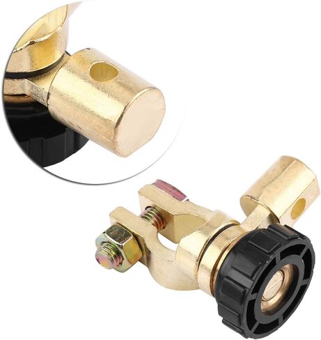 12V 125A Battery Disconnect Switch - Universal Metal Cut Off Isolator with 500A Surge Capacity for Car Auto, Red/Black Options in Kuwait