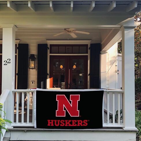 Desert Cactus University of Nebraska Flag Huskers GBR NU Huskers Flag Banners 100% Polyester Indoor Outdoor 3x5 feet Flags (Style A) in Saudi Arabia