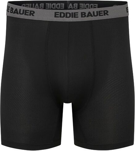 ملخصات ملاكمة للرجال من Eddie Bauer 5 "، ومريحة ومريحة مع دعم حقيبة محيط ، 5 عبوات داخلية. in Kuwait