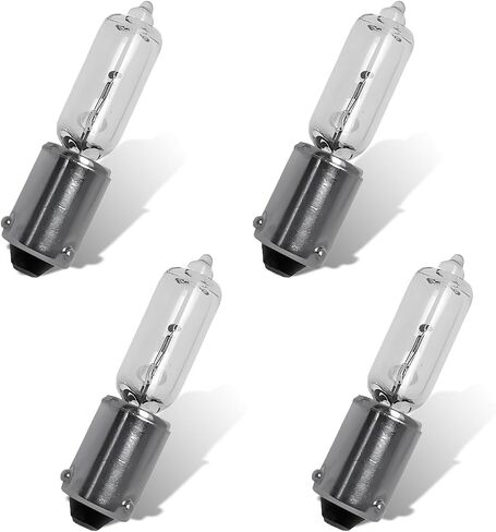 Downhill 4 PCS H21W Turn Signal Light, 3200-3500K 12V Stabilizing Filaments High Brightness Anti-glare Daytime running light, Plug and Play License Plate Light Replacement, for Most Cars (White) in Kuwait