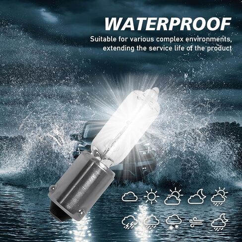 Downhill 4 PCS H21W Turn Signal Light, 3200-3500K 12V Stabilizing Filaments High Brightness Anti-glare Daytime running light, Plug and Play License Plate Light Replacement, for Most Cars (White) in Kuwait