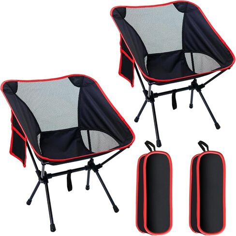 Camping Chairs Portable, Foldable Chair Lightweight, Backpacking Chair for Adults, Folding Chairs for Outside Camp Sports Beach Travel Hiking in Saudi Arabia