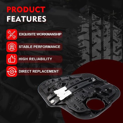 83471-C5000 Power Window Regulator Panel Rear Left Driver Side Compatible with 2016-2020 KIA Sorento, Replace 83471C5000, 83471-C6000, 83471C6000 in Saudi Arabia