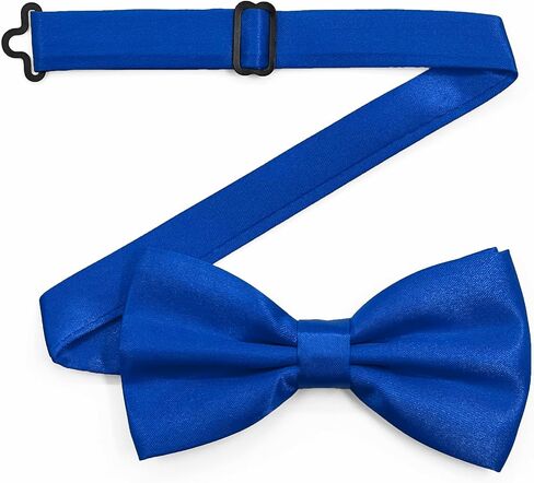 Men's Solid Pre-Tied Bow Tie Adjustable Formal Tuxedo Bowtie for Men Satin Neck Bow ties for Wedding Party Business in Saudi Arabia