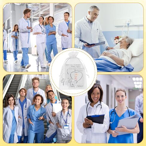 20 Sets Nurse Thank You Appreciation Gifts 20 Nurse Keychains 20 Stethoscope Pins 20 Thank You Cards 20 Organza Bags, Bulk Cute Stethoscope Brooch Pins for Nurse Teacher Colleague Appreciation Gifts in Saudi Arabia