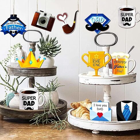 24 Pcs 4th of July Patriotic Ornaments for Tree Wooden Memorial Day Decorations Red White Blue Hanging Ornament America Star Gnome Wood Cutout Independence Day Decor for Home Tree (Patriotic) in Kuwait