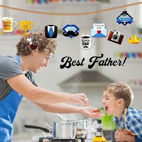 24 Pcs 4th of July Patriotic Ornaments for Tree Wooden Memorial Day Decorations Red White Blue Hanging Ornament America Star Gnome Wood Cutout Independence Day Decor for Home Tree (Patriotic) in Kuwait