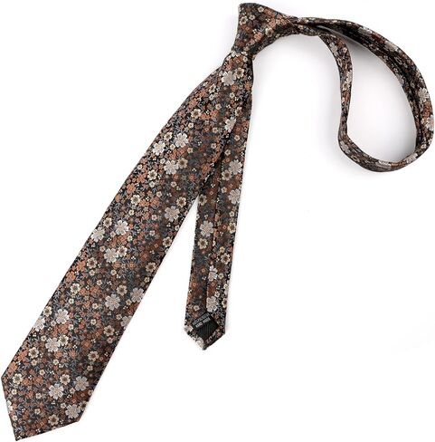 alizeal mens floral necktie مع مربع جيب لربطة عنق الزفاف ومنديل مجموعة in Saudi Arabia