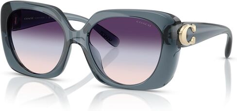 Coach Women's Hc8422u Universal Fit Square Sunglasses in Saudi Arabia