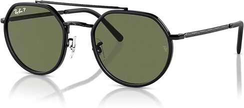 Ray-Ban RB3765 Rounded Hexagonal Sunglasses for Men for Women + BUNDLE With Designer iWear Complimentary Eyewear Kit in Kuwait