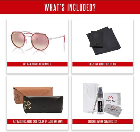Ray-Ban RB3765 Rounded Hexagonal Sunglasses for Men for Women + BUNDLE With Designer iWear Complimentary Eyewear Kit in Saudi Arabia