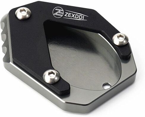 مناسب لـ Kawasaki Ninja 500 SE Ninja 400 Z400 Z500 SE ZX-4RR ZX4R 2023 2024 ELIMINATOR 500 CNC Motorcycle Kickstand Pad Pad Side Stand Pare (Black) in Kuwait