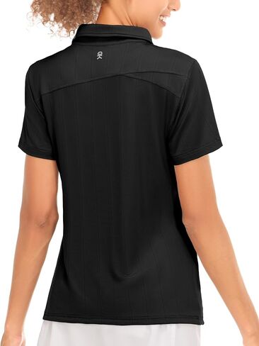Little Donkey Andy Women's Golf Polo Shirts Sun Protection Quick Dry Moisture Wicking 3-Button Short Sleeve Shirt in Saudi Arabia