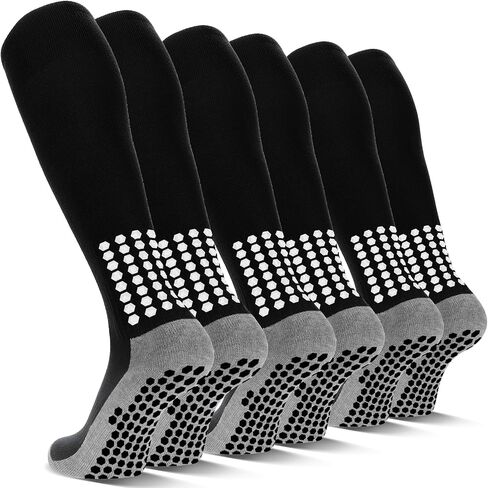 3 أزواج قبضة كرة القدم الجوارب الرجال ملهى غير قسيمة كرة قدم كرة السلة الجوارب الجوارب الركبة عالية الجوارب طويلة in Kuwait