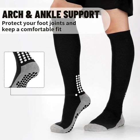 3 أزواج قبضة كرة القدم الجوارب الرجال ملهى غير قسيمة كرة قدم كرة السلة الجوارب الجوارب الركبة عالية الجوارب طويلة in Kuwait