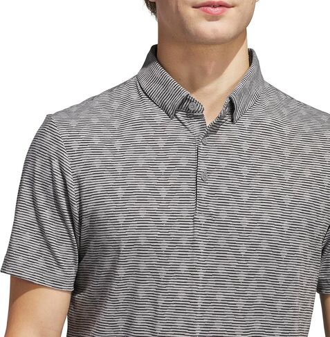 adidas Men's Go-to Printed Stripe Polo Shirt in Saudi Arabia
