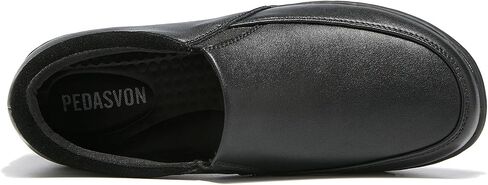 Women's Slip On Extra Wide Width Work Shoes Lightweight Slip Resistant Waterproof Food Service Comfortable Nurse Shoes in Saudi Arabia