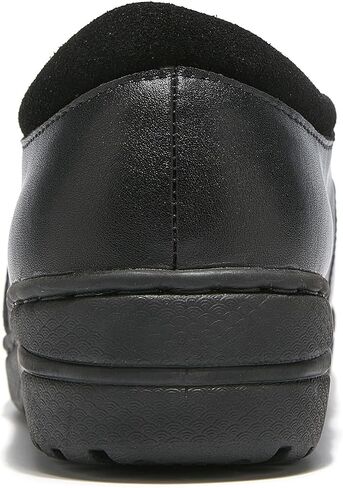 Women's Slip On Extra Wide Width Work Shoes Lightweight Slip Resistant Waterproof Food Service Comfortable Nurse Shoes in Saudi Arabia