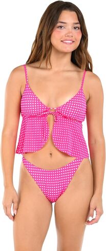 Citrus Women's Flounce Tankini Swimsuit Top in Saudi Arabia