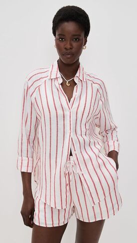 Z SUPPLY Women's Perfect Linen Top in Saudi Arabia