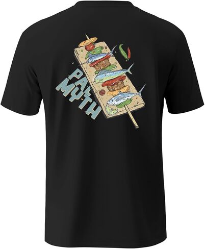 Palmyth Fishing Shirts for Men Sun Protection Shirts Short Sleeve UPF 50+ T-Shirt Tee Quick Dry in Saudi Arabia