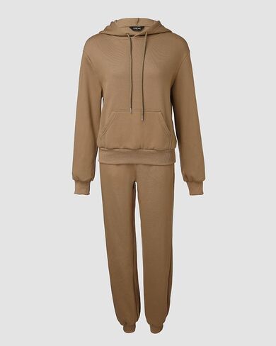 CHICME BEST SHOPPING DEALS Chic Me 2 Piece Jogger Set Long Sleeve Hoodie Pullover Tops Tracksuit Athletic Fall 0utfits in Saudi Arabia