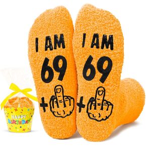 HAPPYPOP 70 Year Old Birthday Gifts for Women Men - 70th Birthday Gift Socks