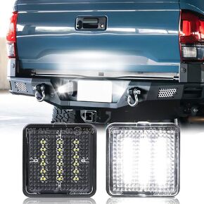LED LED Plate Lights Assembly متوافقة مع 2016 2017 2018 2019 2020 2021 2022 2023 Toyota Tacoma 2014-2021 Tundra Tag Light Lamp 6000k White ، Pack of 2