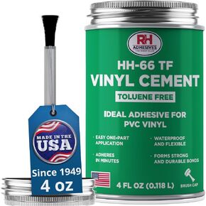 HH-66 Toluene Free Vinyl Cement, 1 oz. Tube - RH Adhesives Clear (HH66-TF-1ozTube) in Saudi Arabia